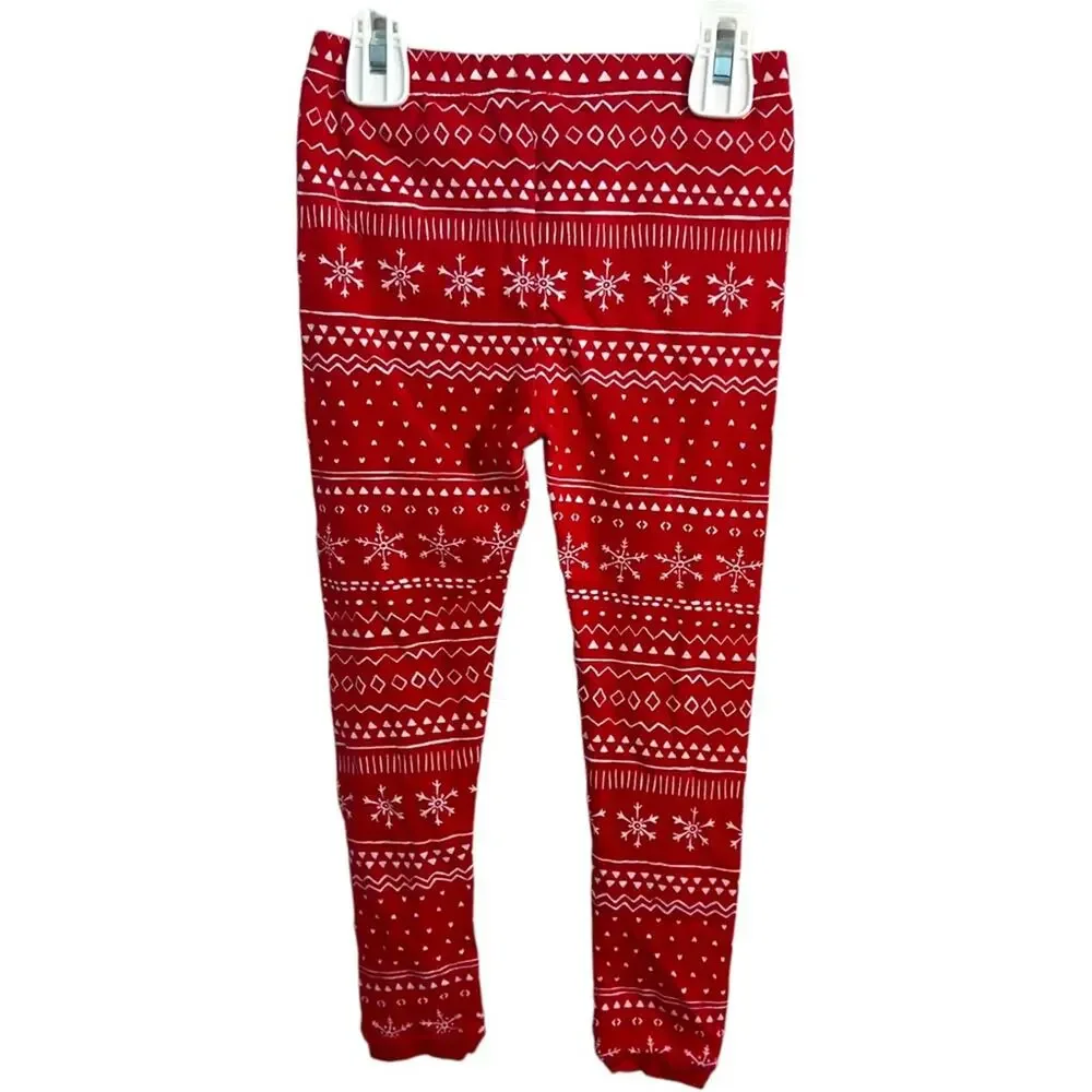 just one you toddler girls pajama pants - Size 4T snowflake nordic NWOT